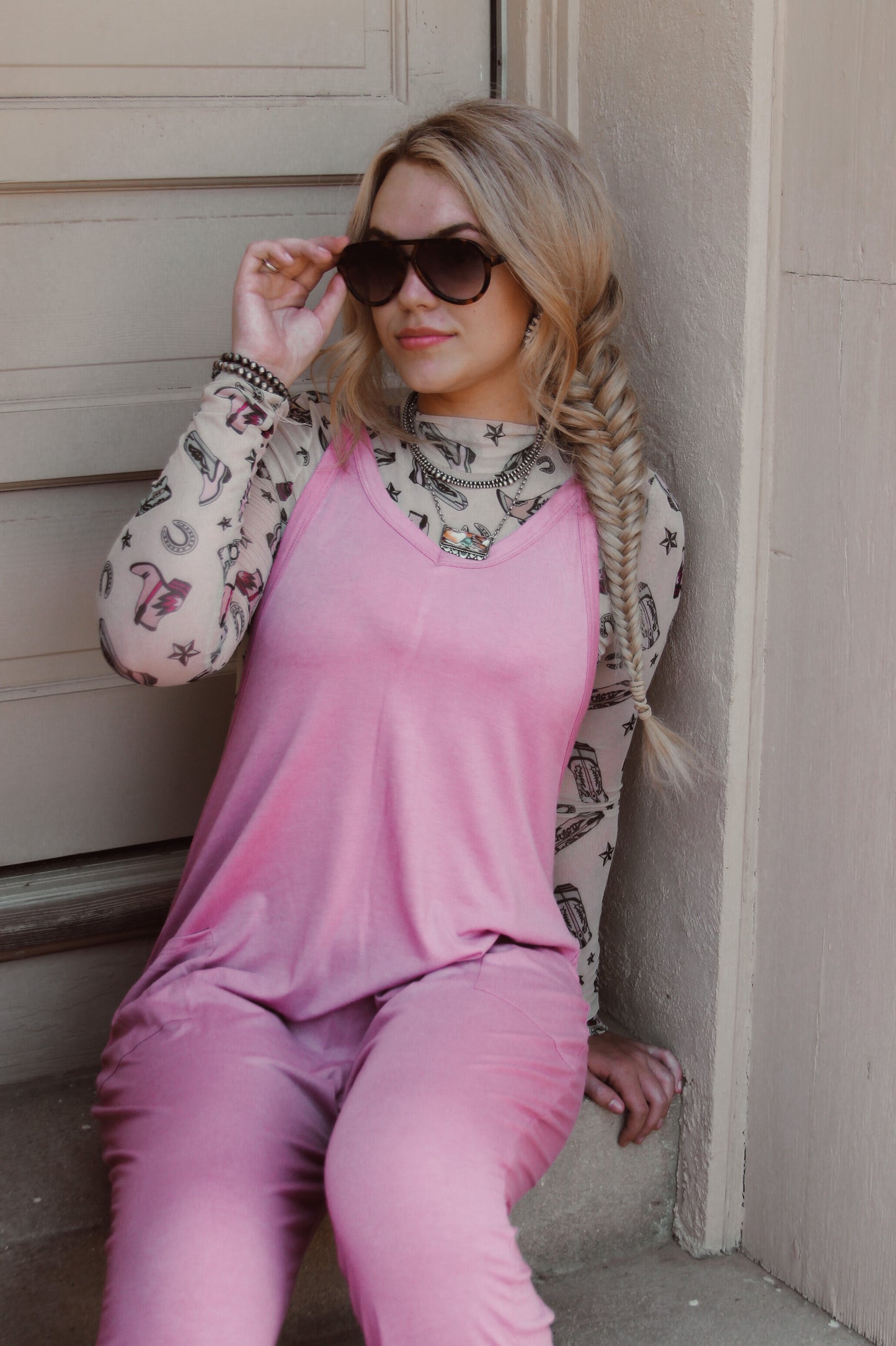 The Lacey Jumper in Pink