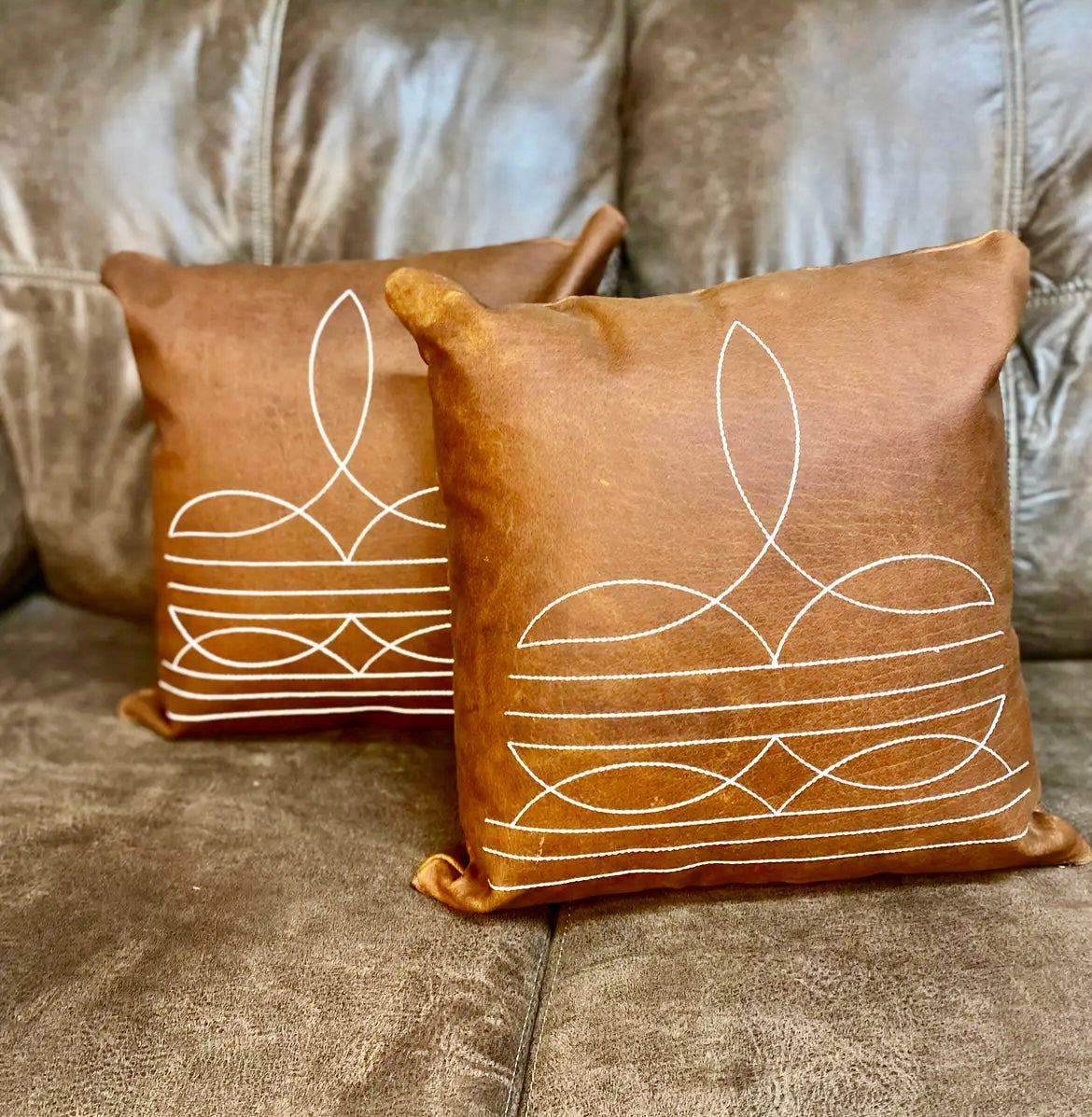 Boot Stitch Pillow