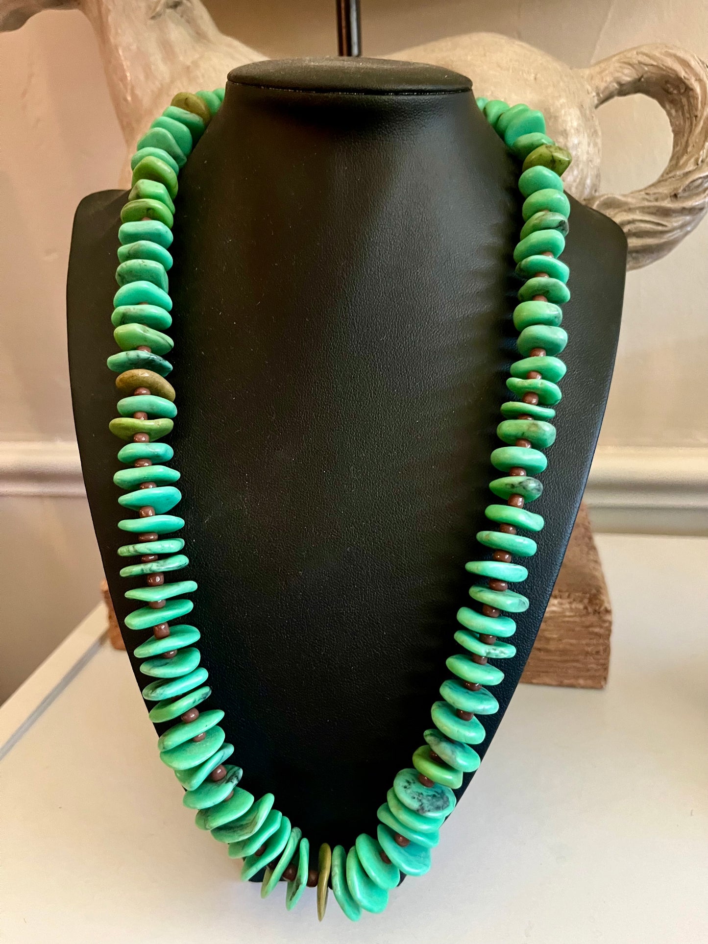 Heishi Turquoise Necklace