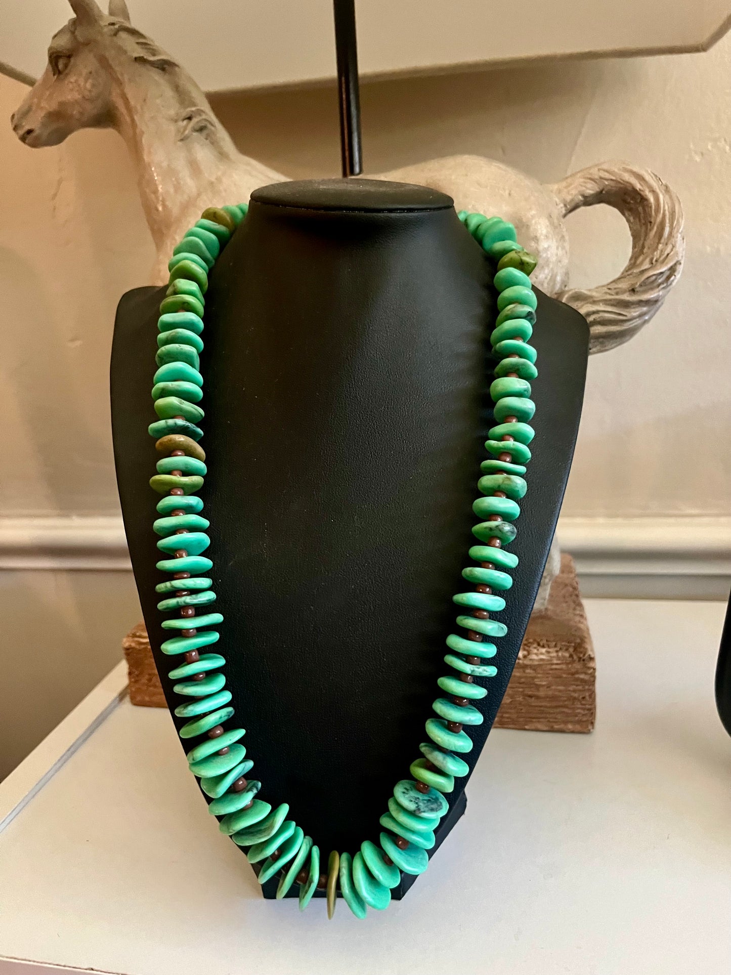 Heishi Turquoise Necklace