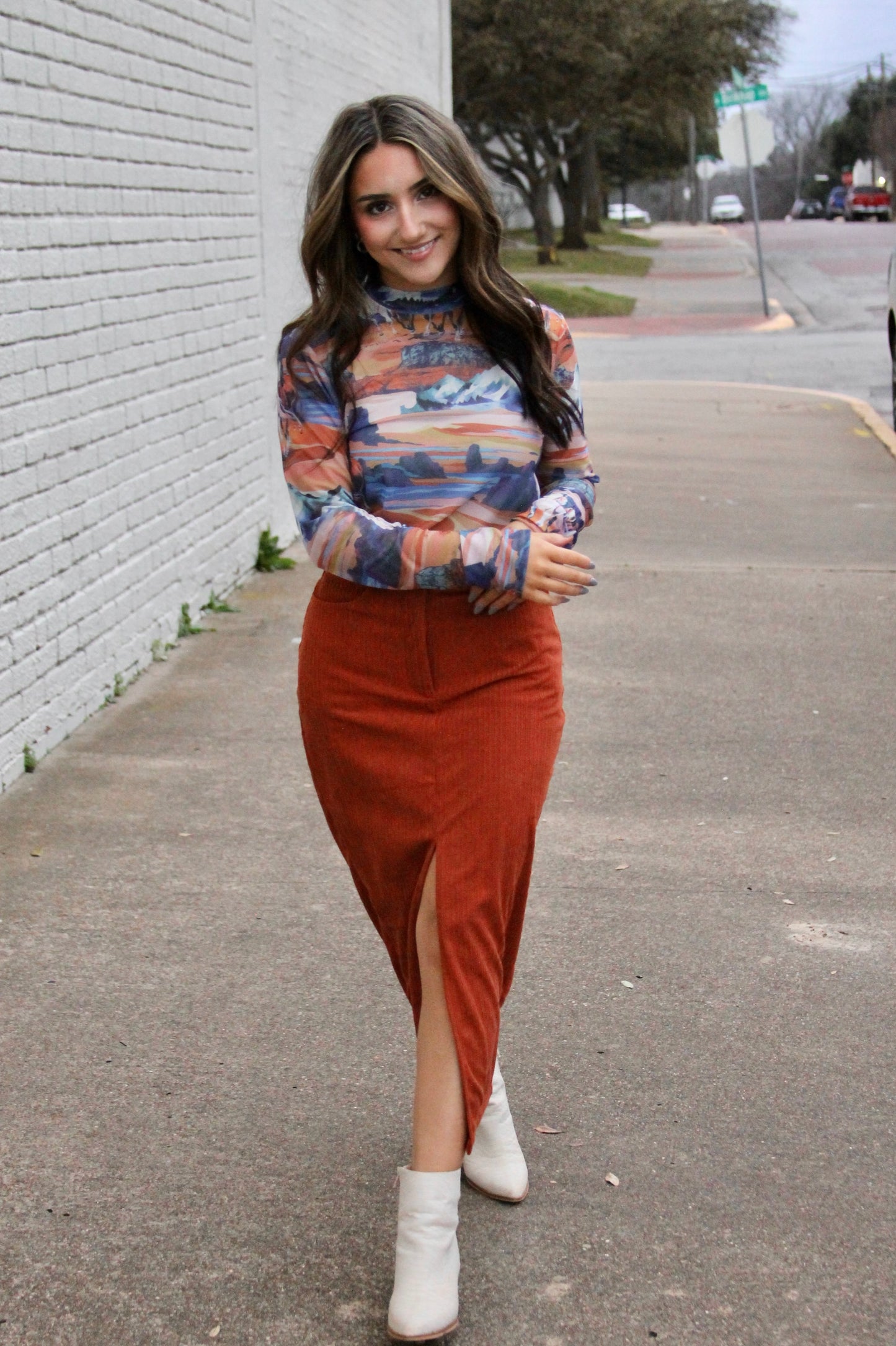 The Kate Corduroy Skirt