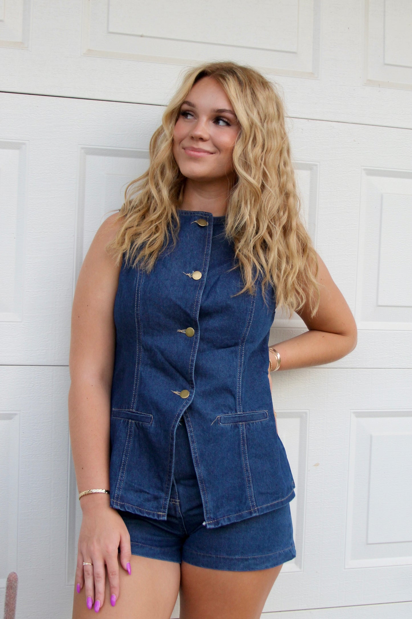 The Shannon Denim Top