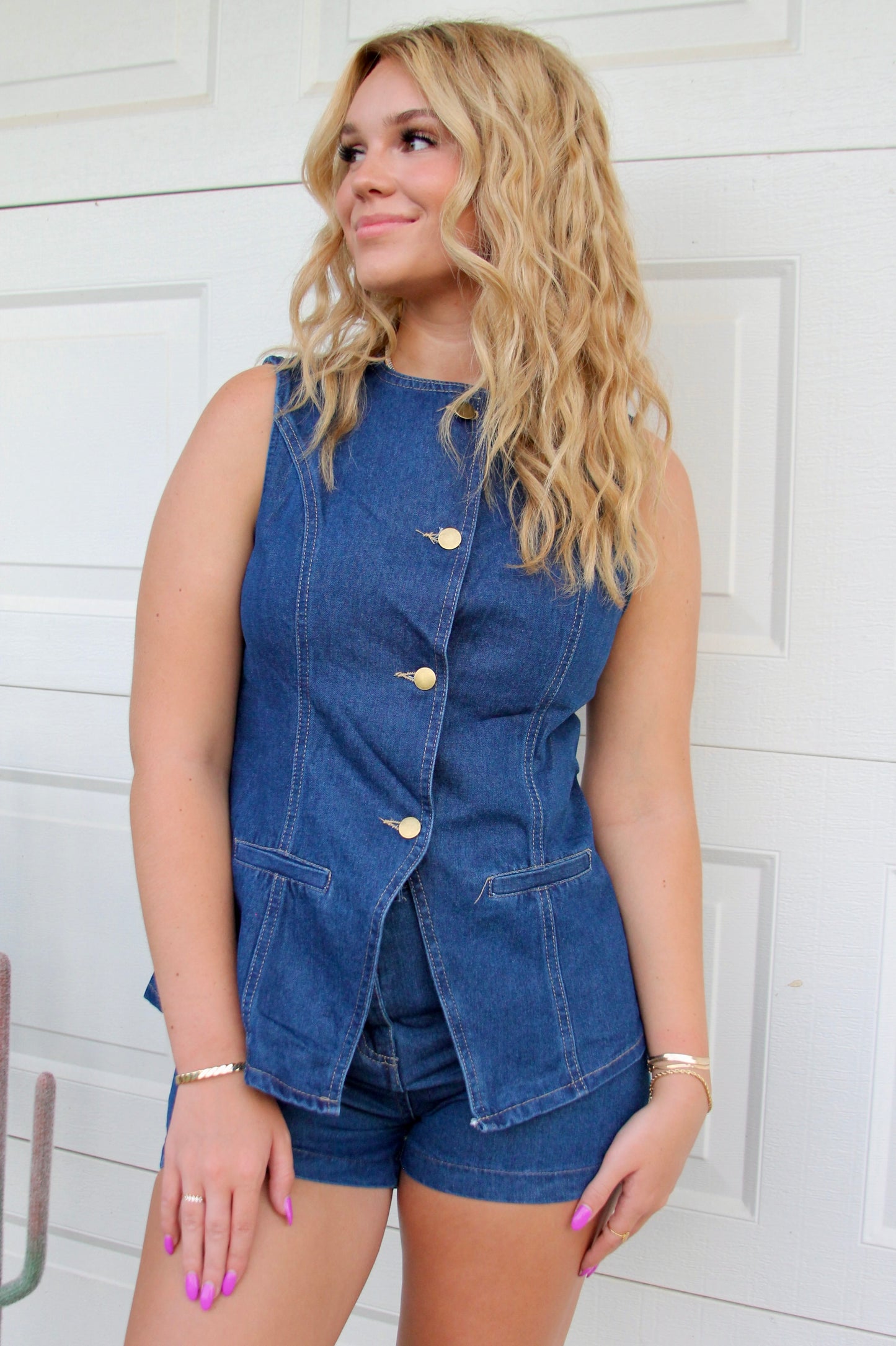 The Shannon Denim Top