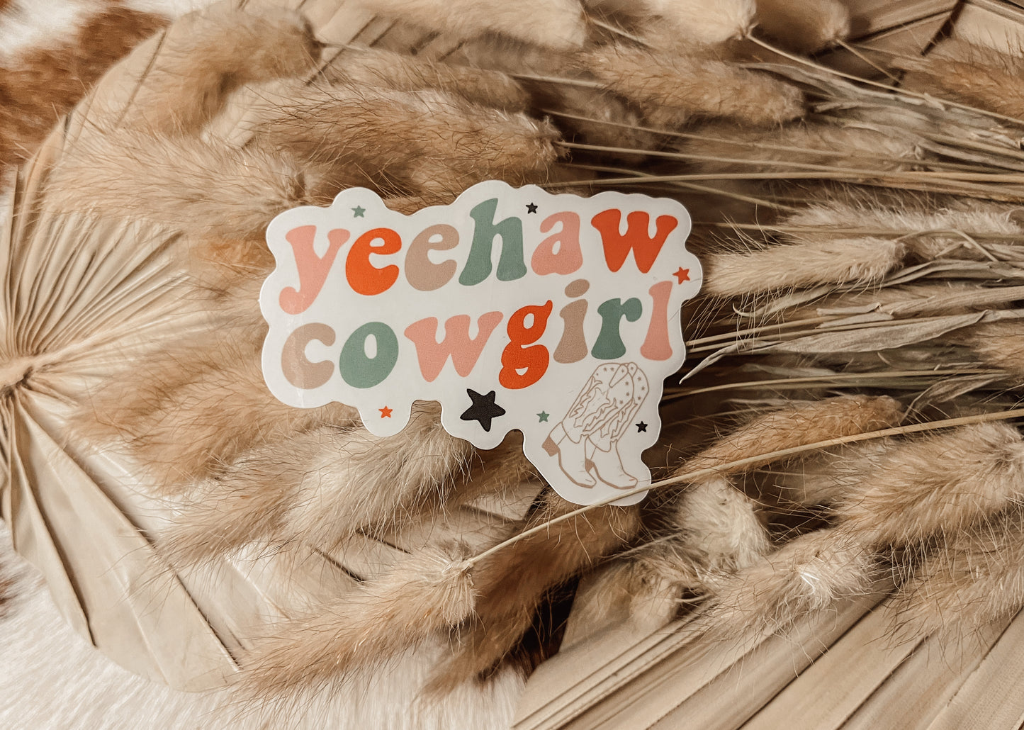 The Yeehaw Sticker